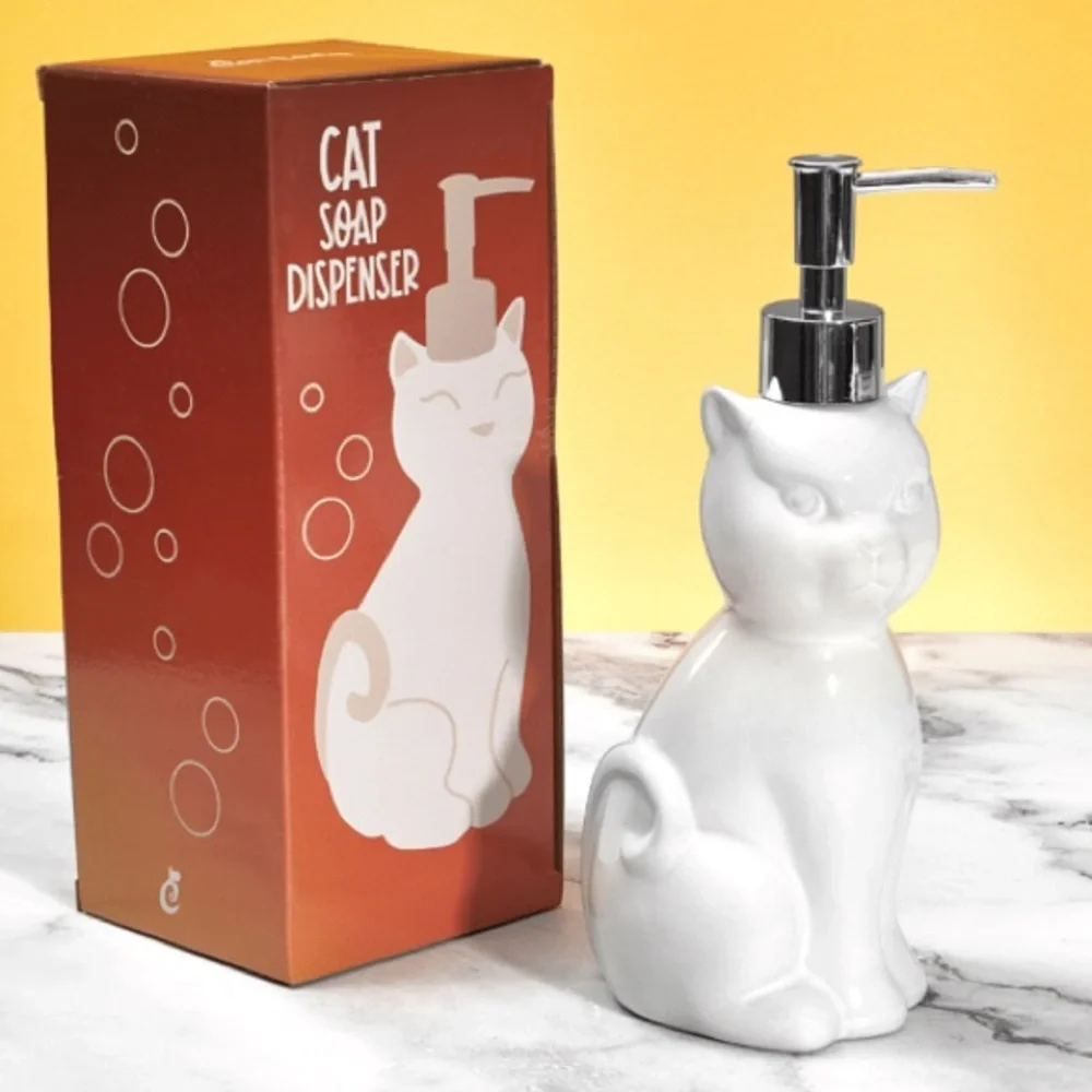 Cat Lady NIB Cat Soap (or Lotion) Dispenser and Cat Soap Dish - HOST PICK 🏆